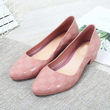 Load image into Gallery viewer, 2020 New Women Spring Thick Heels Pumps Ladies Slip On Shallow Jelly Shoes Woman Fashion Casual Femles Pointed Toe Shoes

